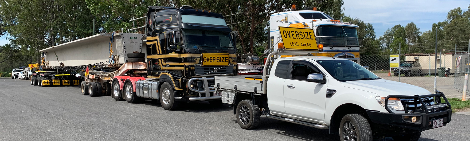 All of our trucks are tracked by GPS